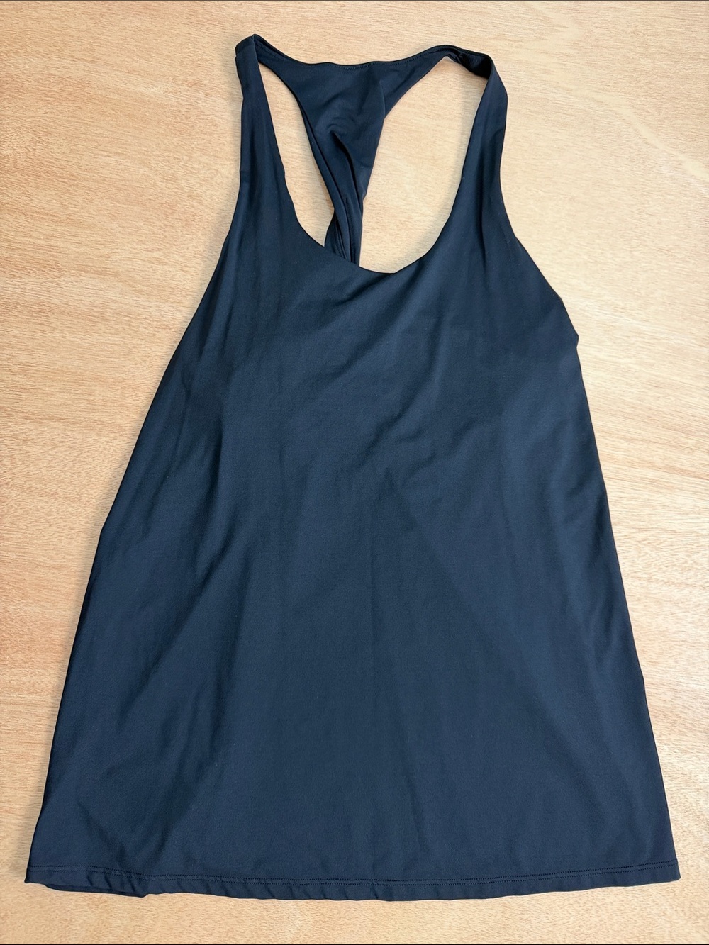 ALO Yoga Black Twist Racerback Tank w logo